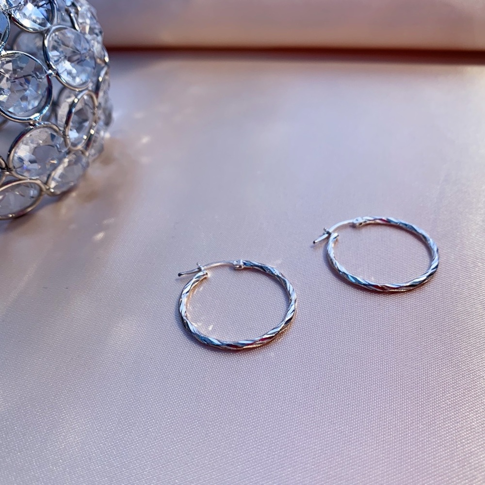 Real silver earrings